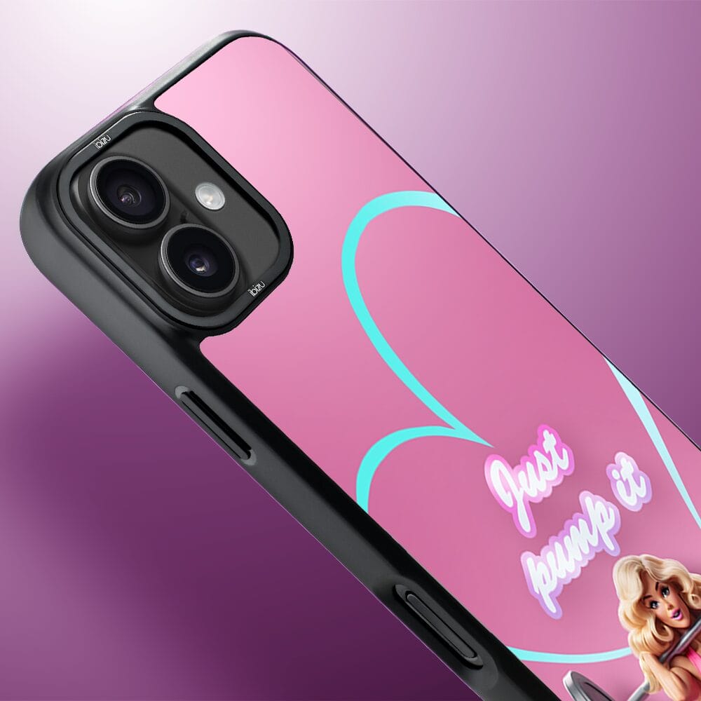 Etui do iPhone 16 IBIZU DropGuard Matt z MagSafe, #Move, Pump it love - obrazek 4