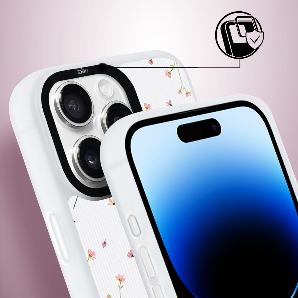 Etui do iPhone 14 Pro IBIZU DropGuard Matt z MagSafe, Pastel Bloom, Polna fantazja - obrazek 3