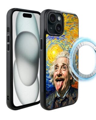 Etui do iPhone 15 IBIZU DropGuard Matt z MagSafe, Einstein