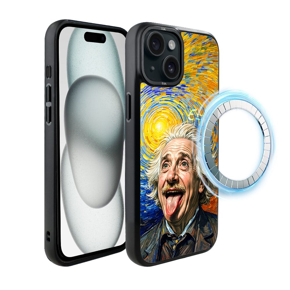Etui do iPhone 15 IBIZU DropGuard Matt z MagSafe, Einstein