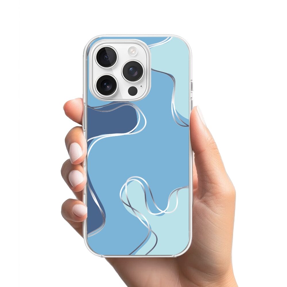 Etui do iPhone 13 Pro przeźroczyste, silikonowe Flexi, spokój oceanu - obrazek 2