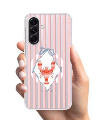 Etui do Samsung Galaxy A56 5G z MagSafe przeźroczyste, silikonowe Flexi, Homar