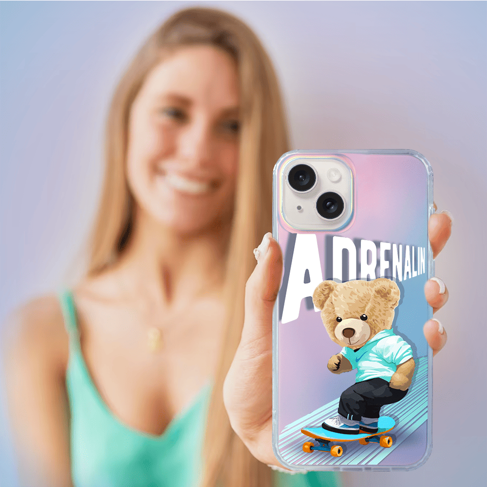 Etui do iPhone 14 IBIZU California Sunset, zmieniające kolor, Adrenalin, deskorolka - obrazek 5