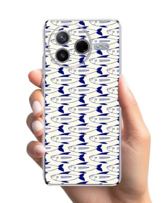 Etui do Xiaomi POCO F7 Pro przeźroczyste, silikonowe Flexi, pływające rybki