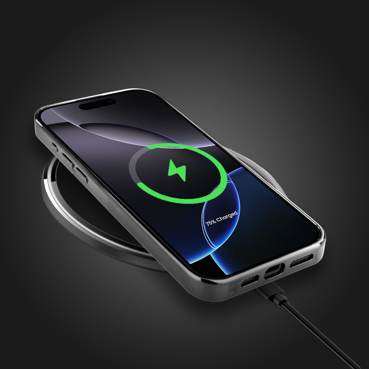 Etui do iPhone 16 Pro Max IBIZU Elite Glass z MagSafe Magia Azji, Złoty bambus, czarne - obrazek 8