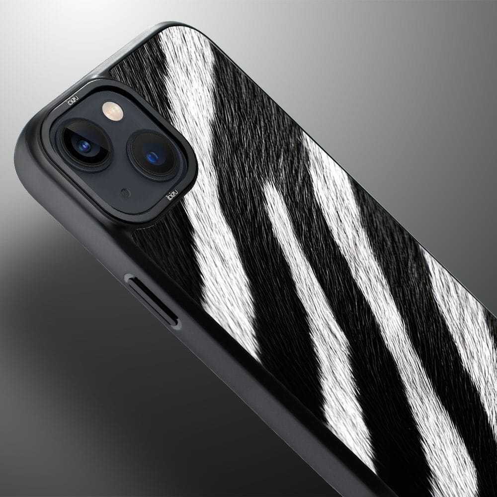 Etui do iPhone 14 IBIZU DropGuard Matt z MagSafe, Zew Natury, Zebra - obrazek 4