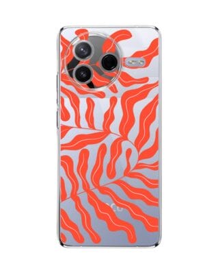 Etui do Xiaomi POCO F7 Pro przeźroczyste, silikonowe Flexi, rafa koralowa