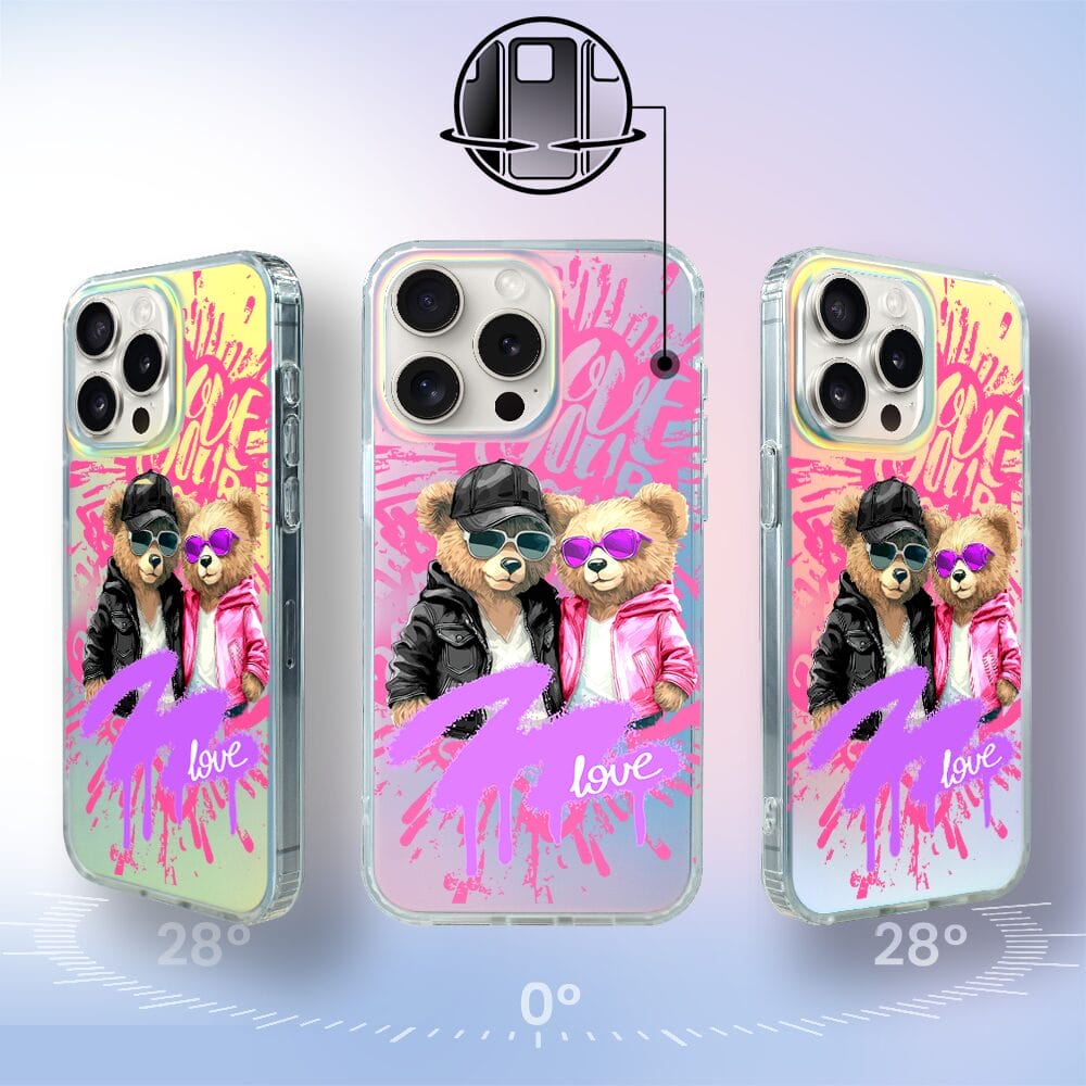 Etui do iPhone 14 Pro IBIZU California Sunset, zmieniające kolor, Couple in Love, zakochana para - obrazek 6