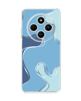 Etui do Xiaomi POCO C75 przeźroczyste, silikonowe Flexi, spokój oceanu