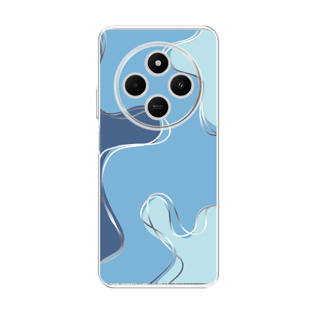 Etui do Xiaomi POCO C75 przeźroczyste, silikonowe Flexi, spokój oceanu