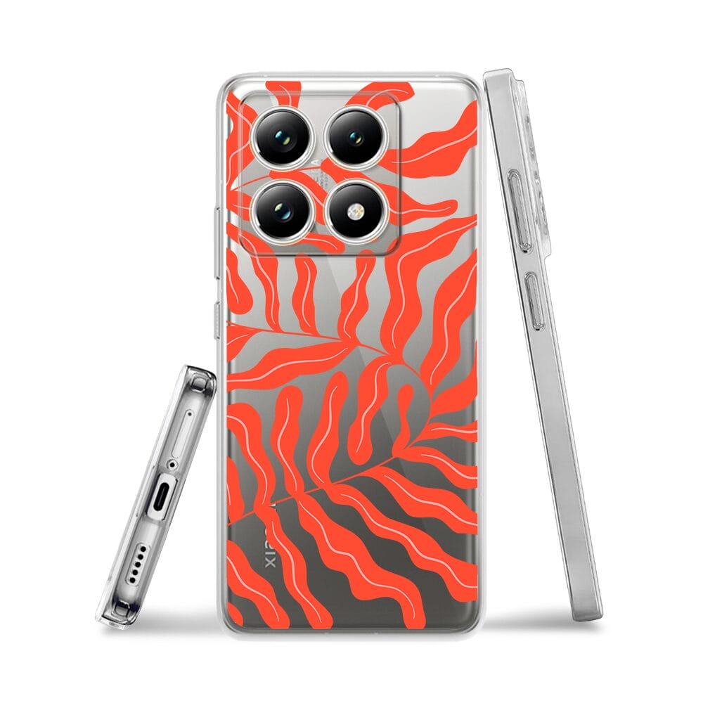 Etui do Xiaomi 14T przeźroczyste, silikonowe Flexi, rafa koralowa - obrazek 3