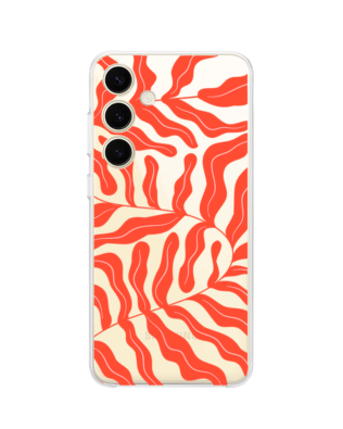 Etui do Samsung Galaxy S24 przeźroczyste, silikonowe Flexi, rafa koralowa