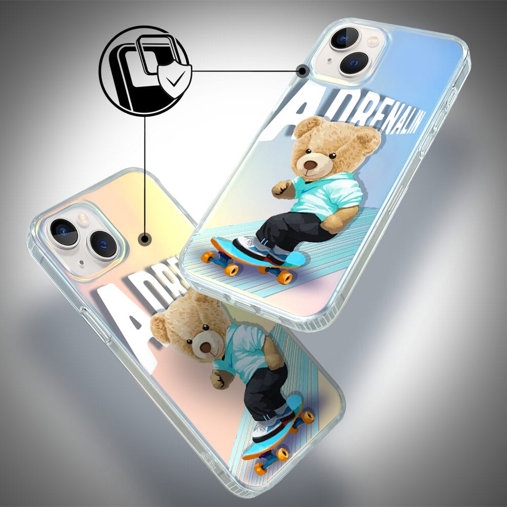 Etui do iPhone 13 IBIZU California Sunset, zmieniające kolor, Adrenalin, deskorolka - obrazek 6