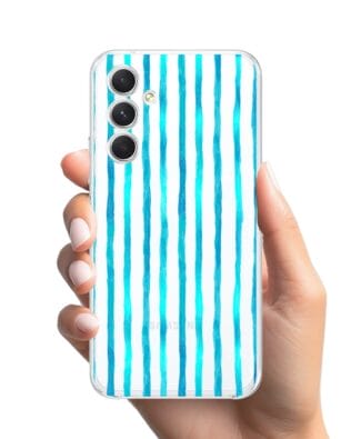 Etui do Samsung Galaxy A54 5G przeźroczyste, silikonowe Flexi, szept fal