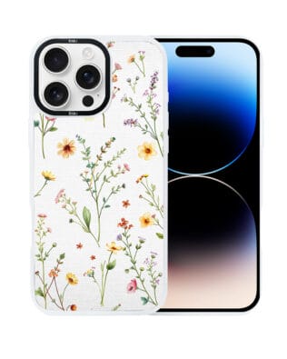 Etui do iPhone 14 Pro Max IBIZU DropGuard Matt z MagSafe, Pastel Bloom, Letni bukiet
