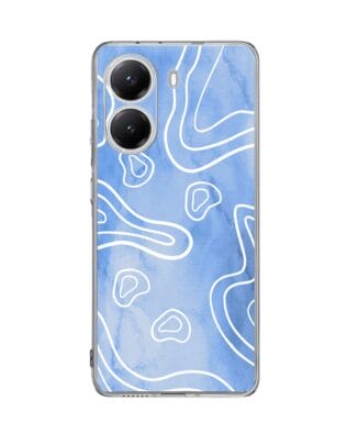 Etui do Xiaomi POCO X7 Pro przeźroczyste, silikonowe Flexi, morski wzór