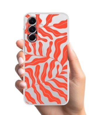 Etui do Samsung Galaxy A56 5G przeźroczyste, silikonowe Flexi, rafa koralowa