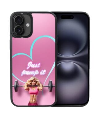 Etui do iPhone 16 IBIZU DropGuard Matt z MagSafe, #Move, Pump it love