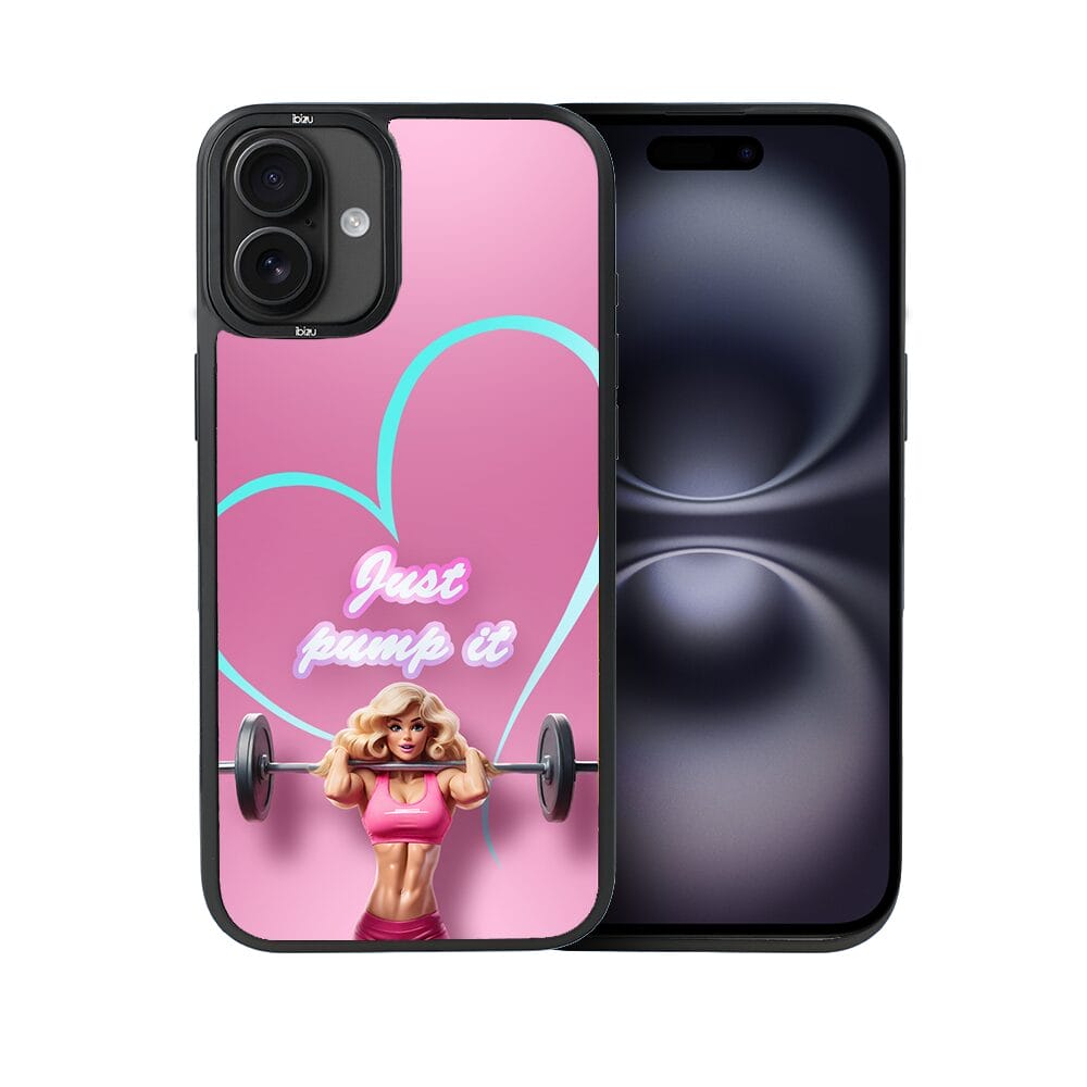 Etui do iPhone 16 IBIZU DropGuard Matt z MagSafe, #Move, Pump it love - obrazek 2