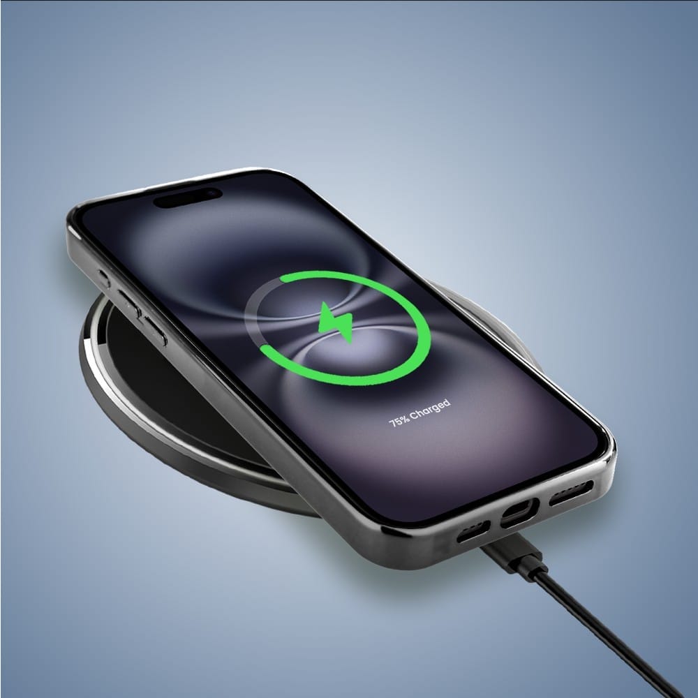 Etui do iPhone 16 Plus IBIZU Elite Glass z MagSafe Magia Azji, Morze, Lot płaszczek, czarne - obrazek 8