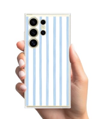 Etui do Samsung Galaxy S24 Ultra przeźroczyste, silikonowe Flexi, wakacje w Grecji