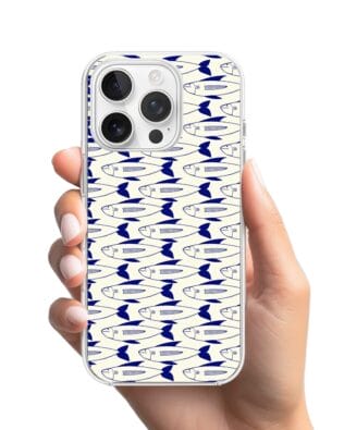 Etui do iPhone 13 Pro przeźroczyste, silikonowe Flexi, pływające rybki