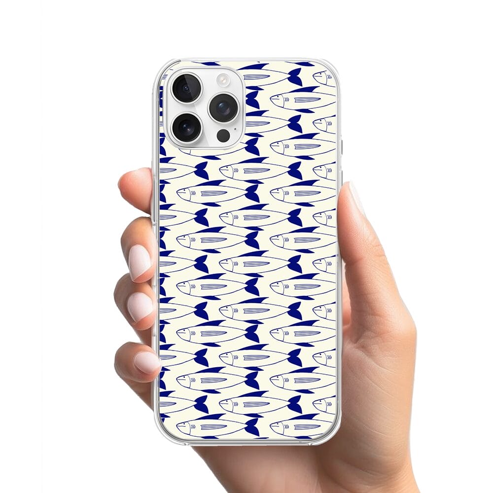 Etui do iPhone 12 Pro przeźroczyste, silikonowe Flexi, pływające rybki - obrazek 2