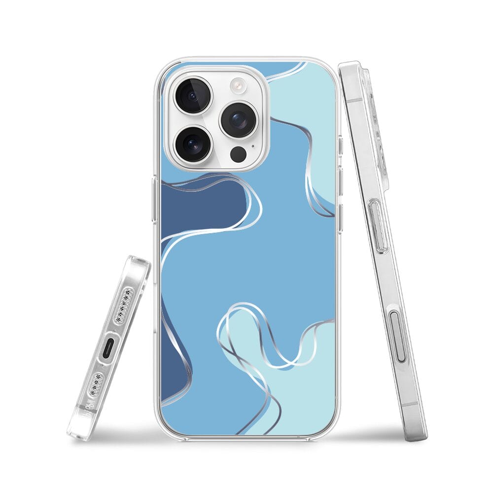 Etui do iPhone 16 Pro przeźroczyste, silikonowe Flexi, spokój oceanu - obrazek 3