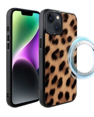 Etui do iPhone 14 Plus IBIZU DropGuard Matt z MagSafe, Zew Natury, Pantera