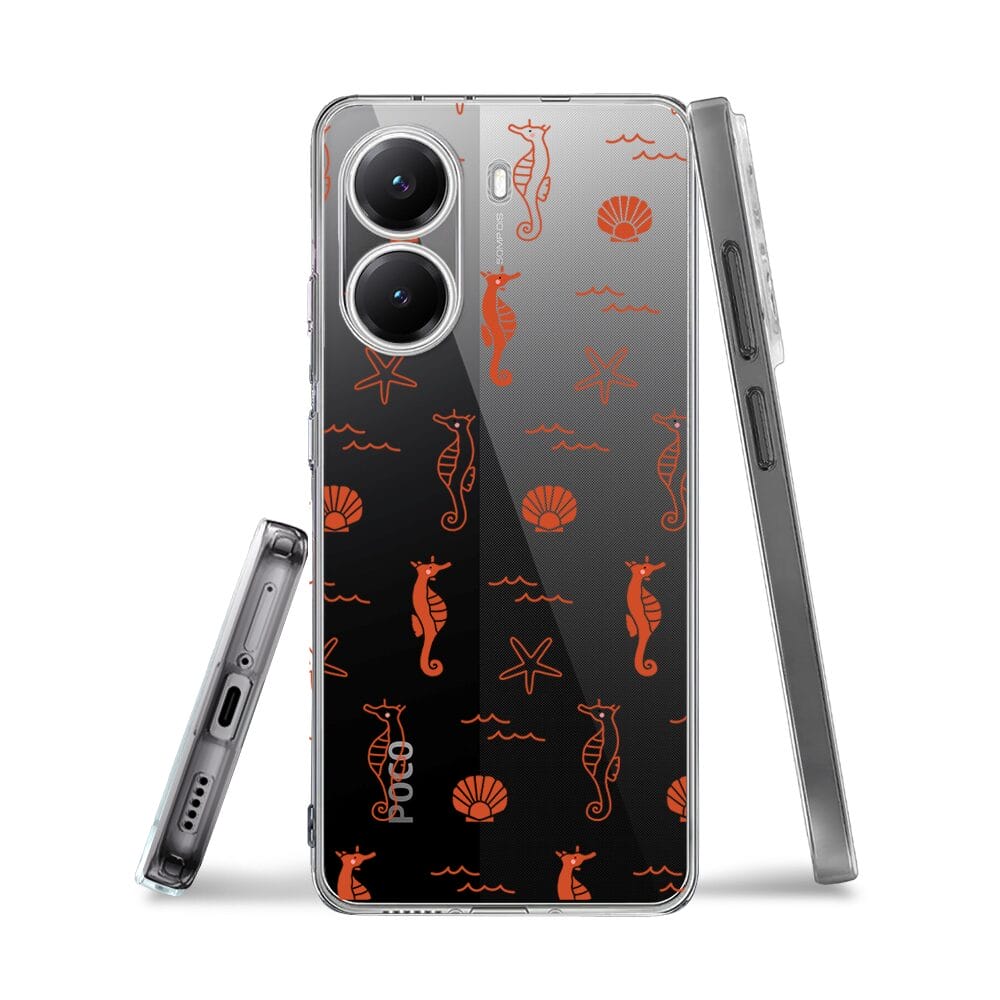 Etui do Xiaomi POCO X7 Pro przeźroczyste, silikonowe Flexi, wakacyjne wzory - obrazek 3