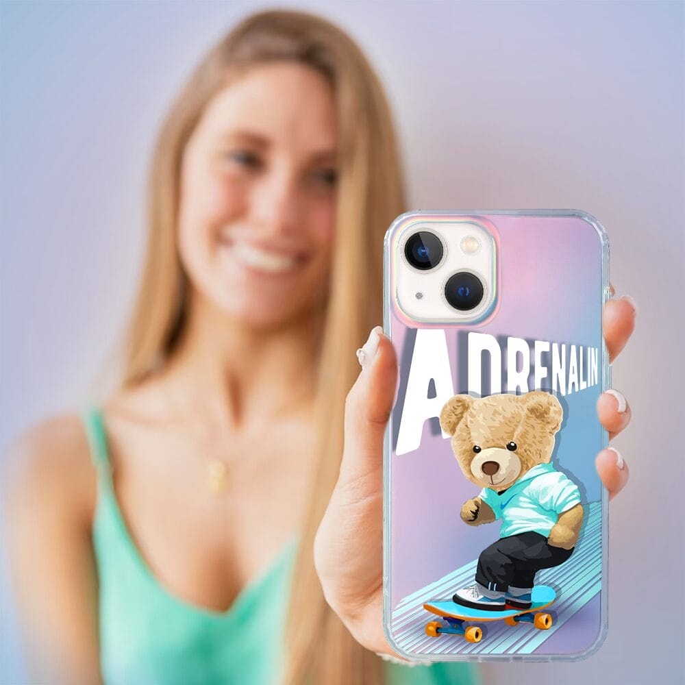 Etui do iPhone 13 IBIZU California Sunset, zmieniające kolor, Adrenalin, deskorolka - obrazek 5