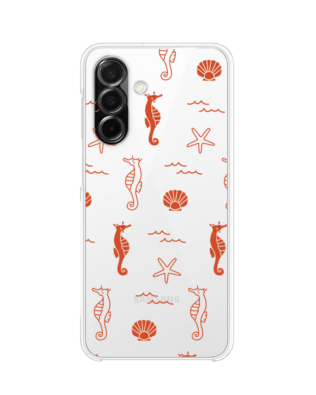 Etui do Samsung Galaxy A26 5G przeźroczyste, silikonowe Flexi, wakacyjne wzory