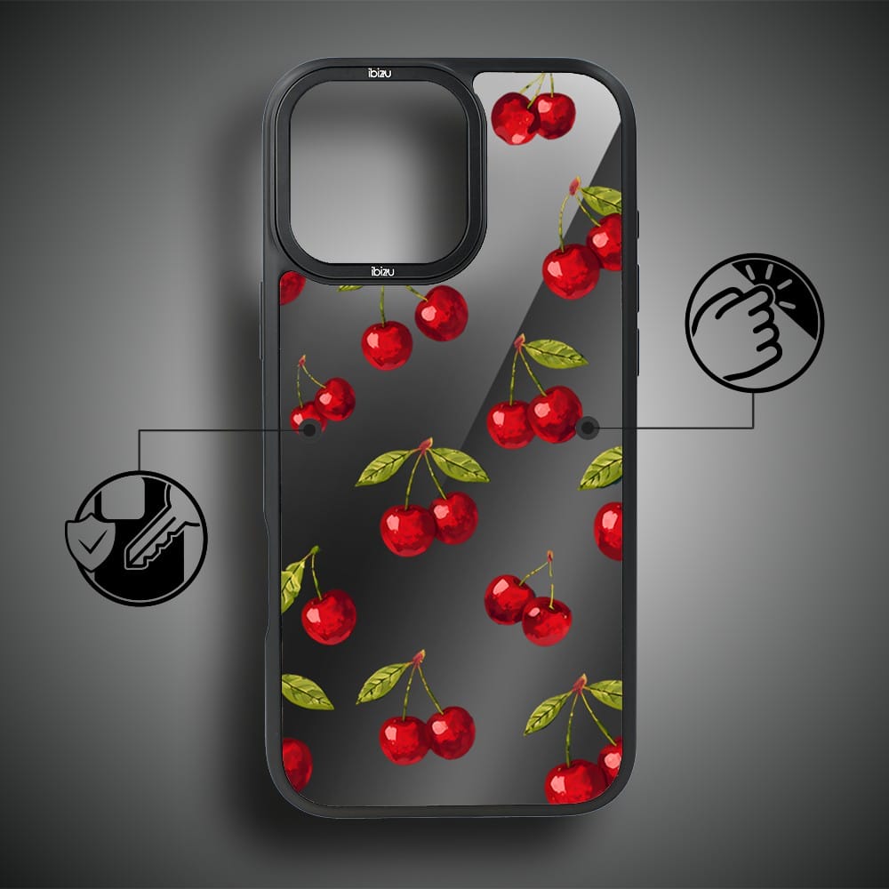 Etui do iPhone 14 Pro Max IBIZU DropGuard Matt z MagSafe, Midnight, Wiśniowa noc - obrazek 7