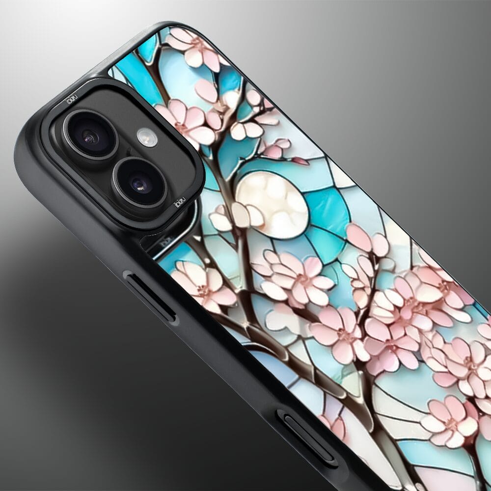 Etui do iPhone 16 IBIZU DropGuard Matt z MagSafe, Barwy Szkła, Księżycowa Wiśnia - obrazek 4