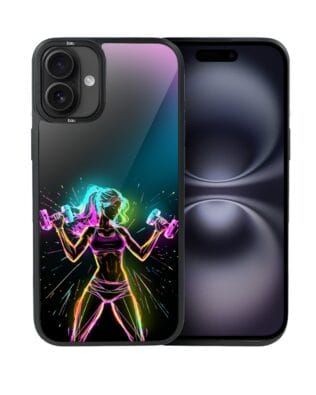 Etui do iPhone 16 IBIZU DropGuard Matt z MagSafe, #ElectroMove, Wibracja fitness