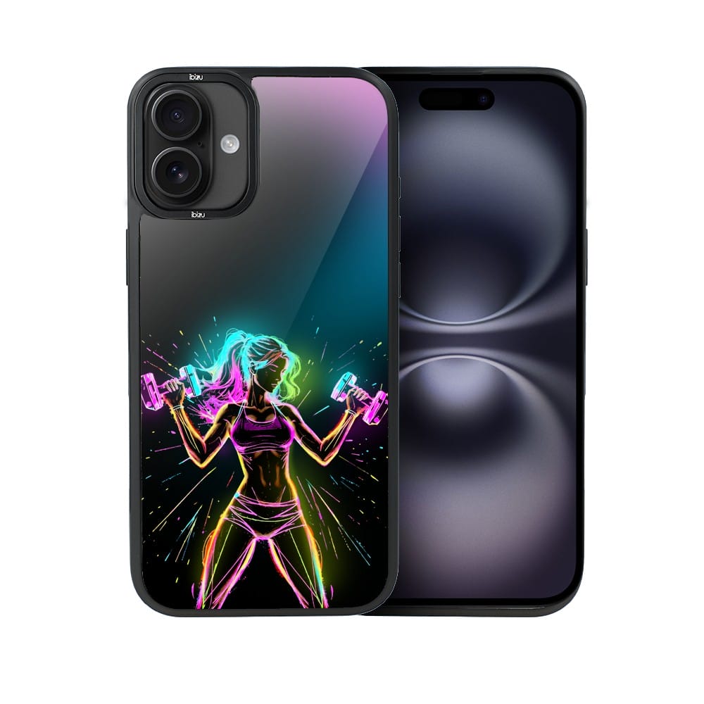 Etui do iPhone 16 IBIZU DropGuard Matt z MagSafe, #ElectroMove, Wibracja fitness - obrazek 2