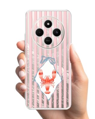 Etui do Xiaomi POCO C75 przeźroczyste, silikonowe Flexi, Homar