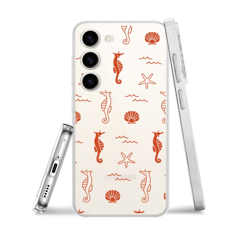 Etui do Samsung Galaxy S23 FE 5G przeźroczyste, silikonowe Flexi, wakacyjne wzory - obrazek 3