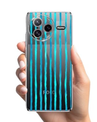 Etui do Xiaomi POCO F7 Ultra przeźroczyste, silikonowe Flexi, szept fal