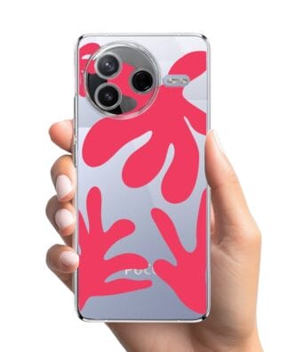 Etui do Xiaomi POCO F7 Pro przeźroczyste, silikonowe Flexi, rafa