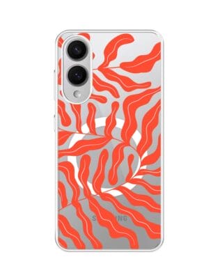 Etui do Samsung Galaxy S25 Edge z MagSafe przeźroczyste, silikonowe Flexi, rafa koralowa