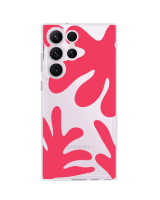 Etui do Samsung Galaxy S23 Ultra przeźroczyste, silikonowe Flexi, rafa