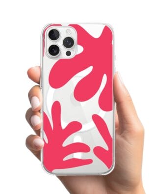 Etui do iPhone 12 Pro z MagSafe przeźroczyste, silikonowe Flexi, rafa