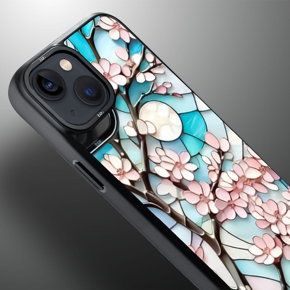 Etui do iPhone 14 Plus IBIZU DropGuard Matt z MagSafe, Barwy Szkła, Księżycowa Wiśnia - obrazek 4