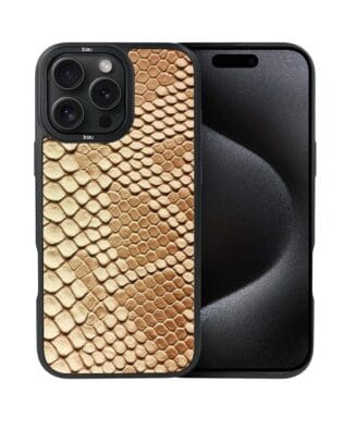 Etui do iPhone 15 Pro IBIZU DropGuard Matt z MagSafe, Zew Natury, Wąż