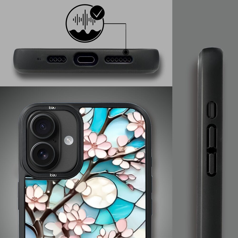 Etui do iPhone 16 IBIZU DropGuard Matt z MagSafe, Barwy Szkła, Księżycowa Wiśnia - obrazek 6