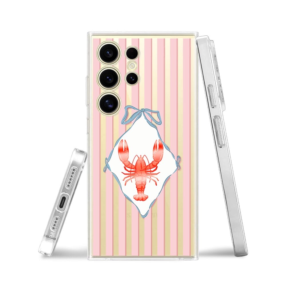 Etui do Samsung Galaxy S24 Ultra przeźroczyste, silikonowe Flexi, Homar - obrazek 3