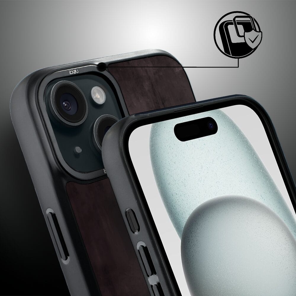 Etui do iPhone 15 Plus IBIZU DropGuard Matt z MagSafe, Leonardo Da Vinci, dama z kotem - obrazek 3