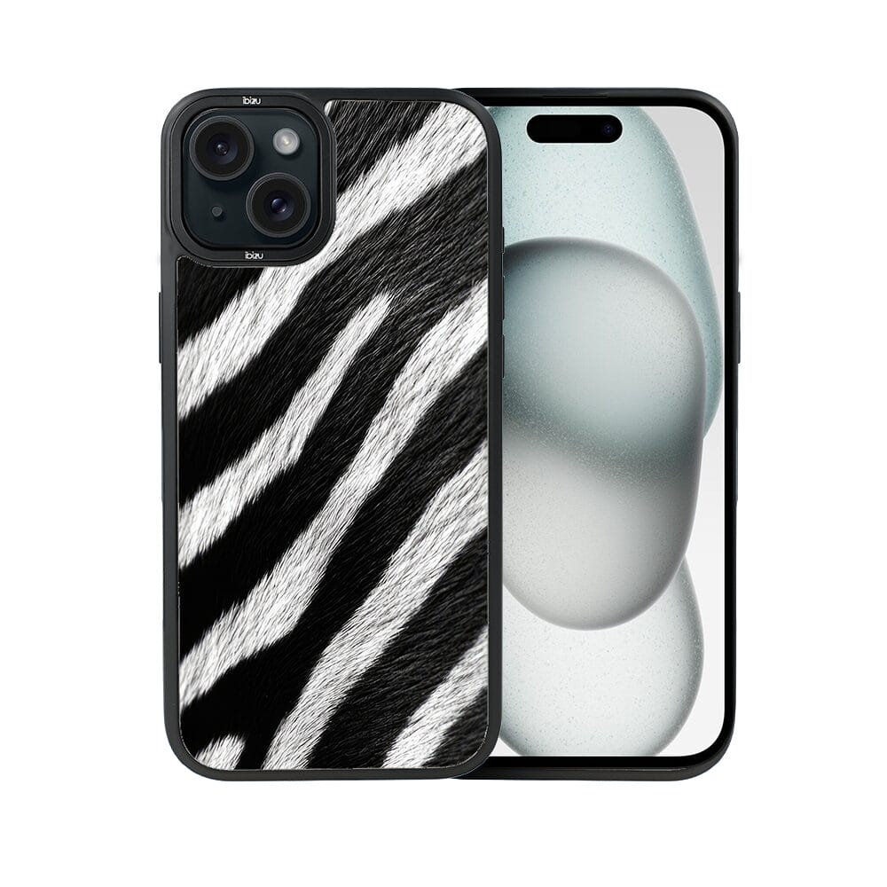 Etui do iPhone 15 IBIZU DropGuard Matt z MagSafe, Zew Natury, Zebra - obrazek 2