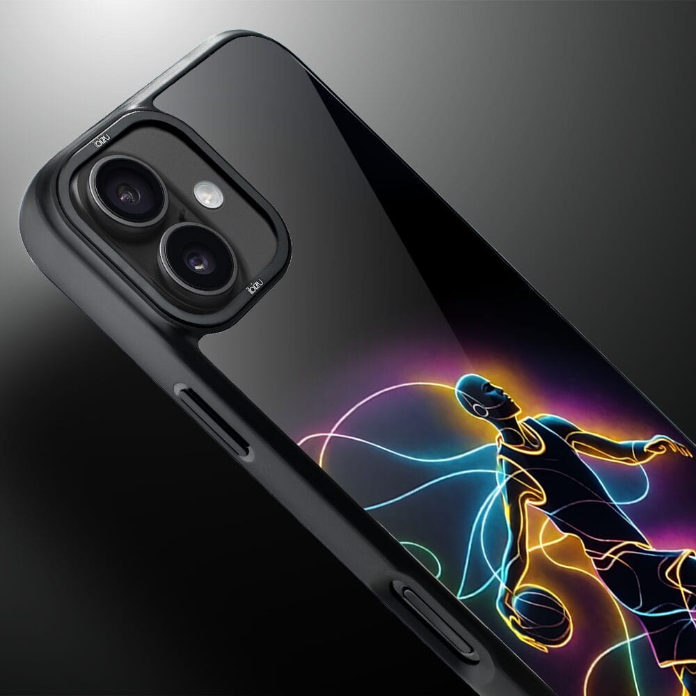 Etui do iPhone 16 IBIZU DropGuard Matt z MagSafe, #ElectroMove, Duch koszykówki - obrazek 4